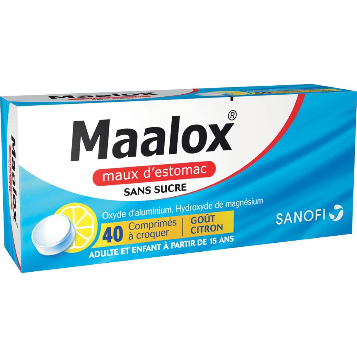 Sanofi Maalox Maux D Estomac Sans Sucre Citron Comprim S Croquer