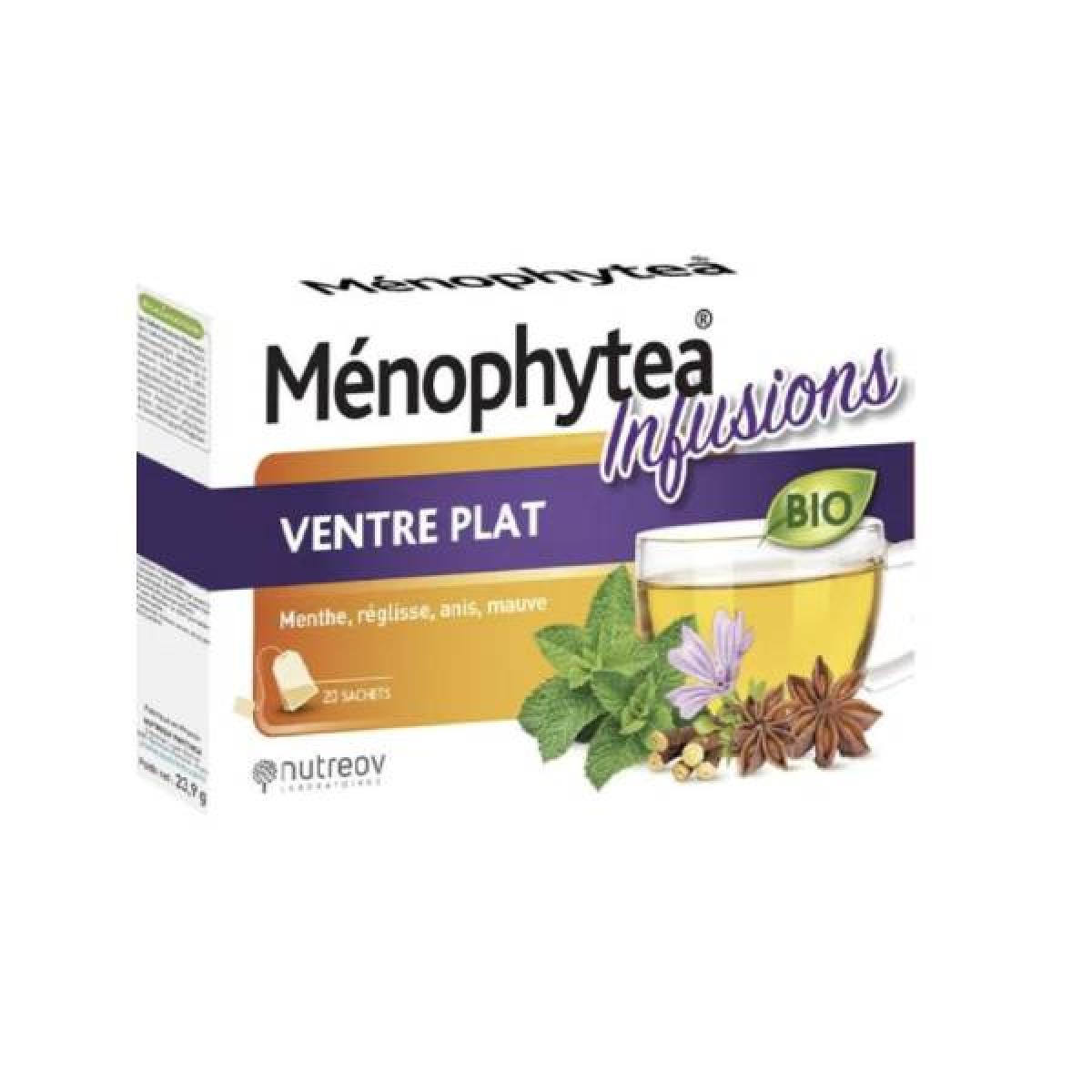 Nutreov Menophytea Infusion Ventre Plat Bio Sachets Parapharmacie