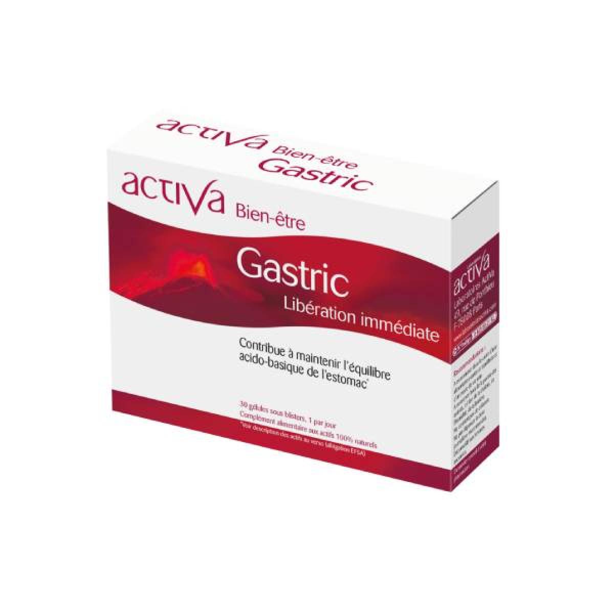 ACTIVA Bien être gastric 30 gélules Parapharmacie Pharmarket