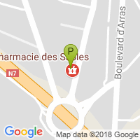 carte de la Pharmacie des Sables