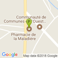 carte de la Pharmacie de la Maladiere