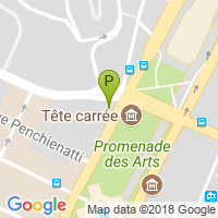 carte de la Pharmacie de la Tete Carree