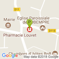 carte de la Pharmacie Loriot