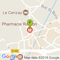 carte de la Pharmacie Ruchon