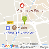 carte de la Pharmacie Sohier Morand