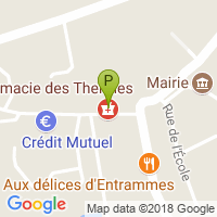 carte de la Pharmacie des Thermes