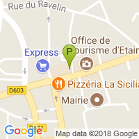 carte de la Pharmacie du Centre