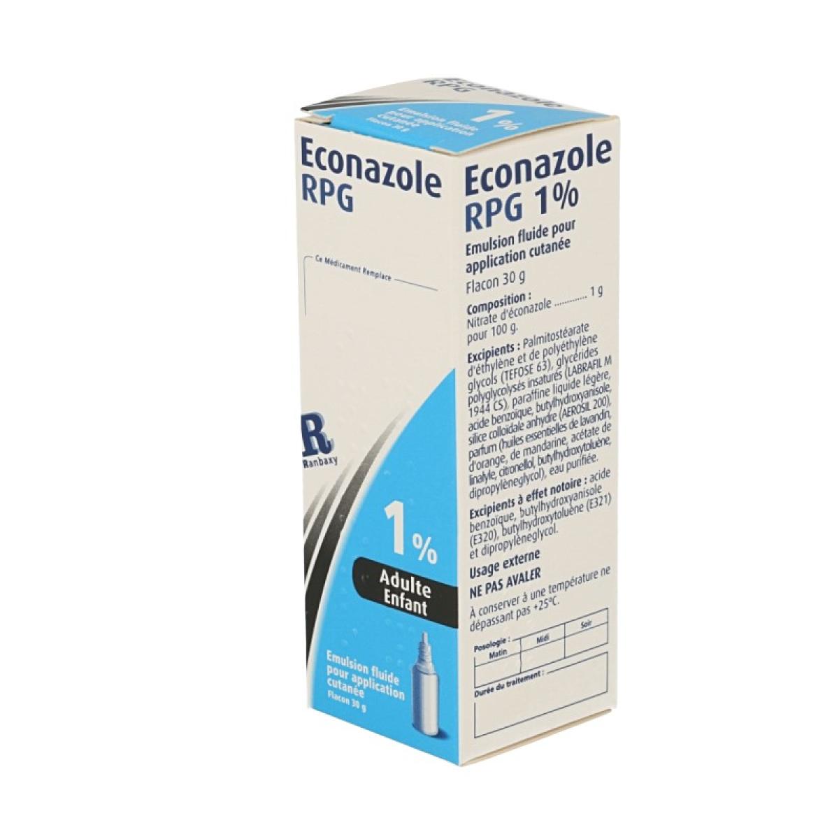 Ranbaxy Econazole Rpg 1 Poudre 30g Medicaments Pharmarket