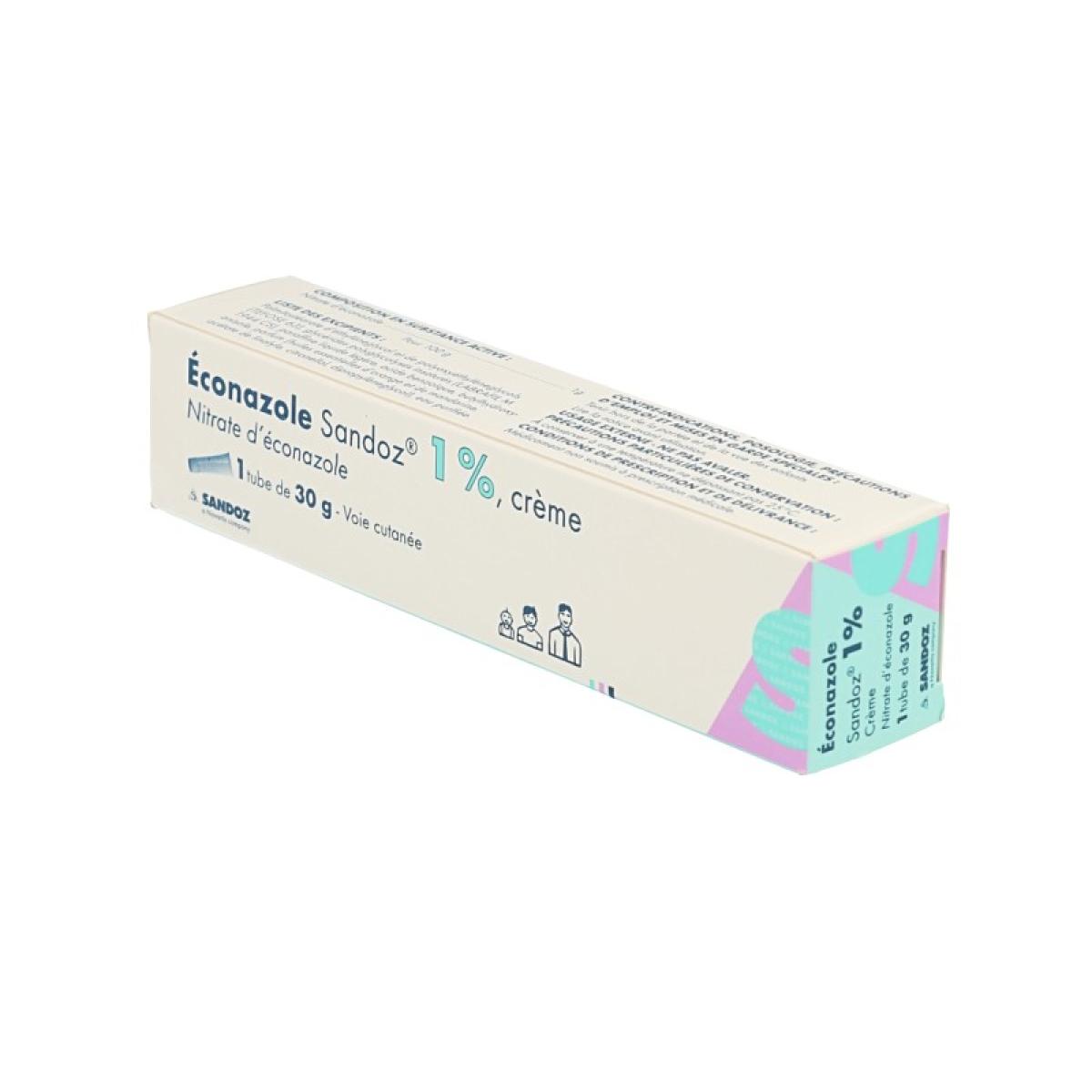 Sandoz Econazole 1 Creme Tube De 30g Medicaments Pharmarket