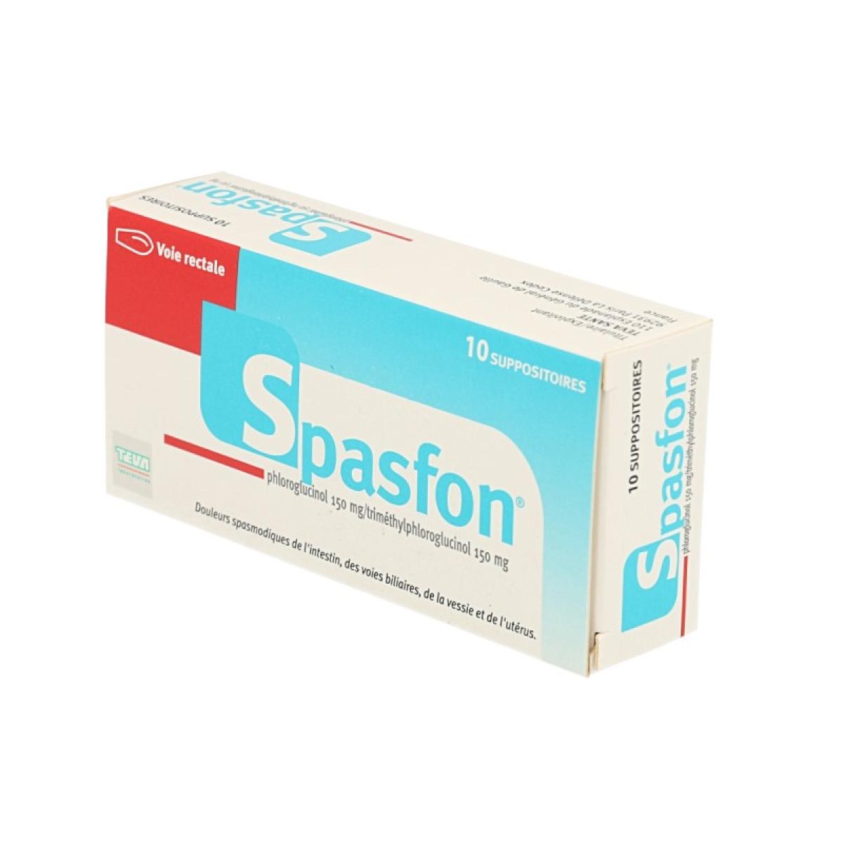 CEPHALON Spasfon Boîte De 10 Suppositoires - Médicaments - Pharmarket