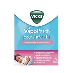 VICKS Vapopatch pour enfants 5 dispositifs adhésifs