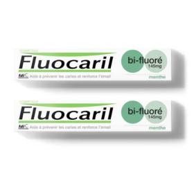 FLUOCARIL Dentifrice menthe bi-fluoré 145mg lot 2x75ml