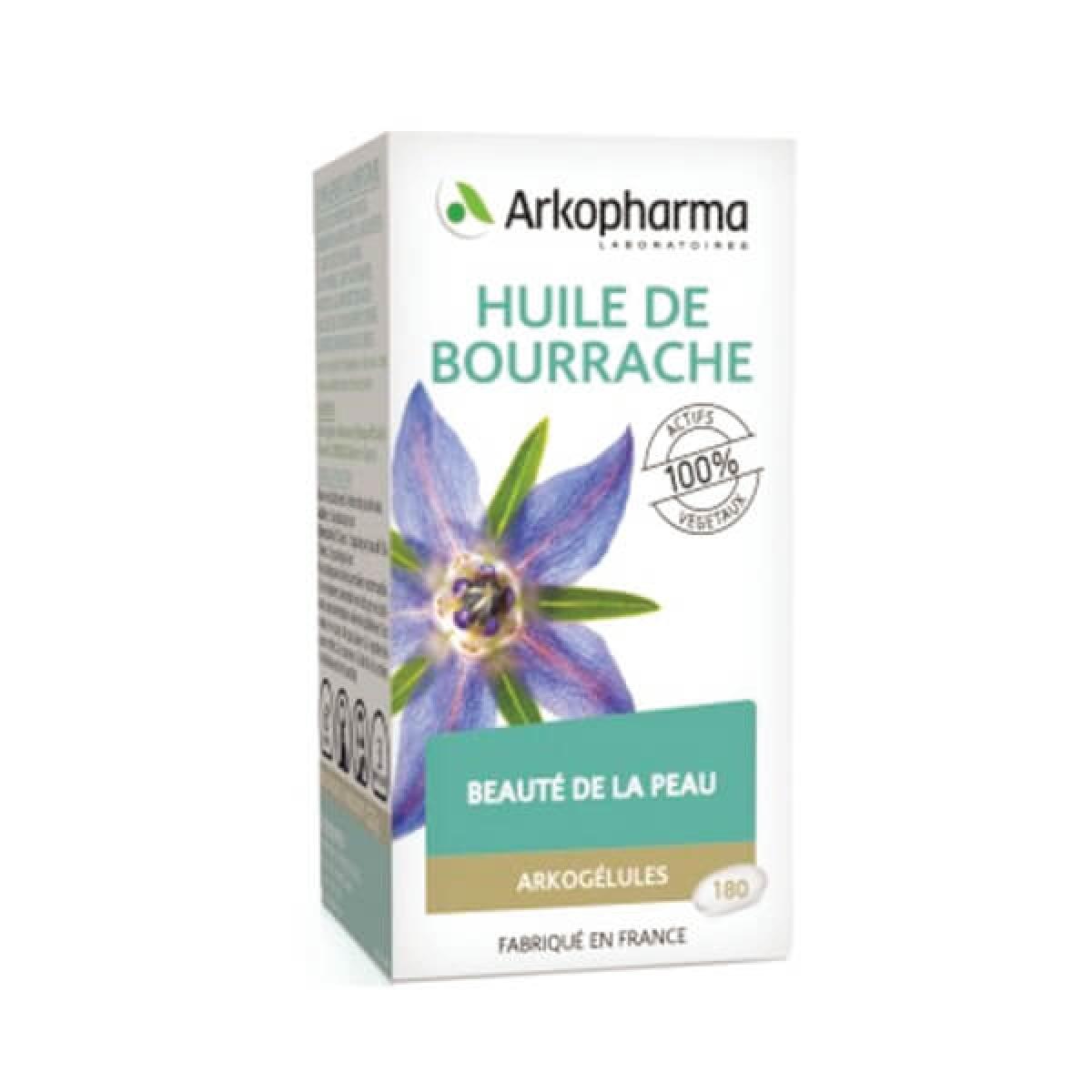 ARKOPHARMA Arkogélules huile de bourrache 180 gélules - Parapharmacie