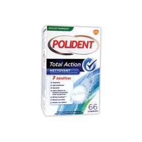 GLAXO SMITH KLINE Polident total action nettoyant 66 comprimés