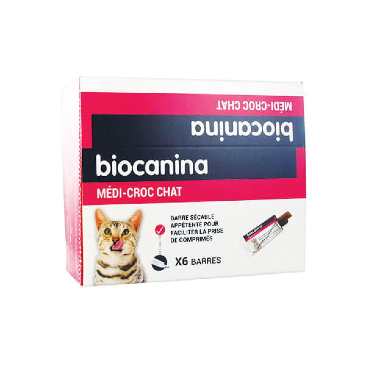 Biocanina Medi Croc Chat Barre Secable Appetente 6x10g Parapharmacie Pharmarket