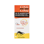 CINQ SUR CINQ 30 plaquettes anti-moustiques pour diffuseur