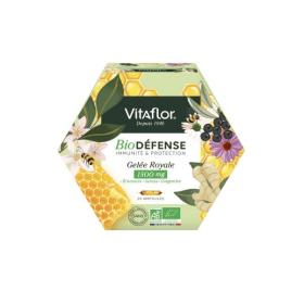 VITAFLOR BioDéfense gelée royale 1500mg 20 ampoules