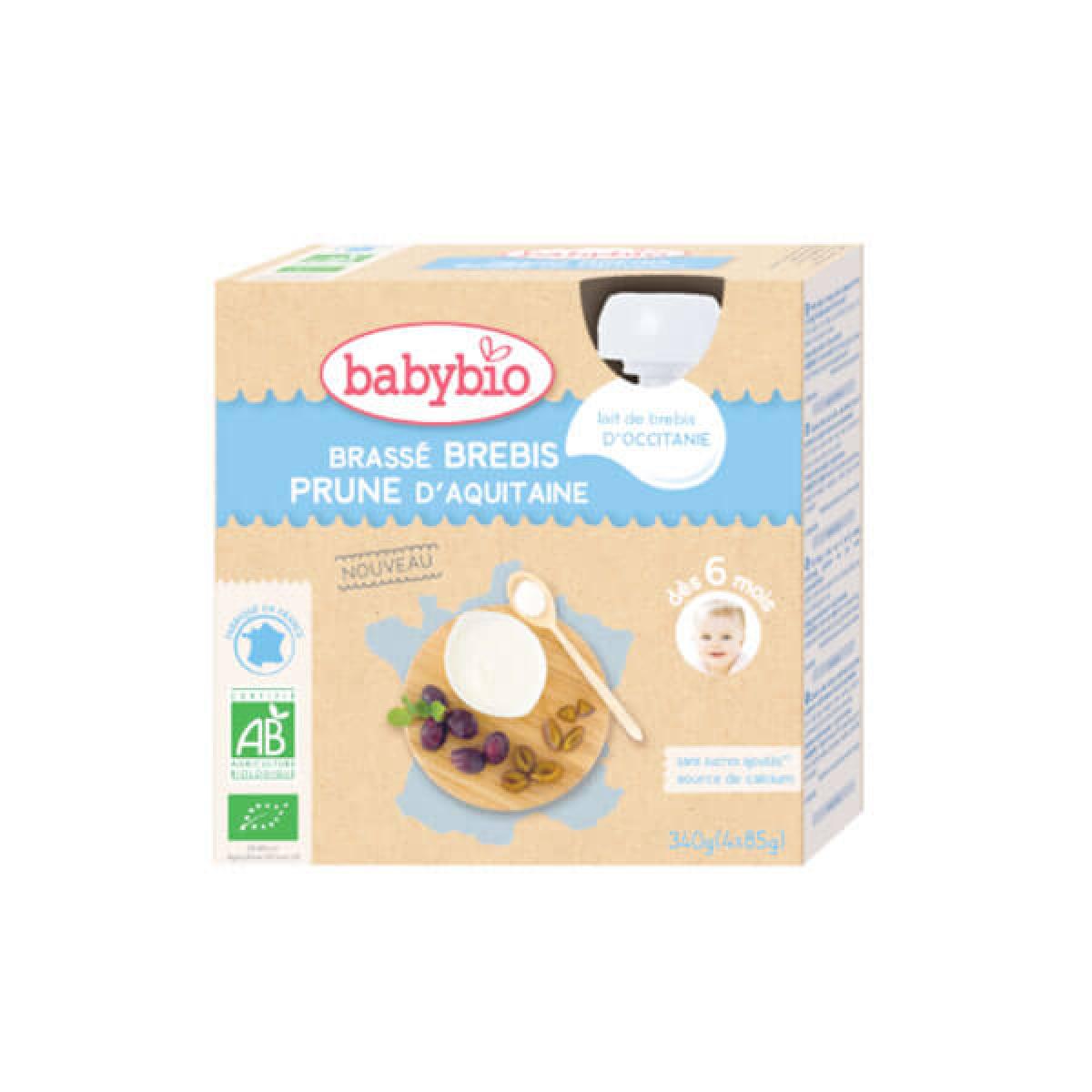 Babybio Brasse Brebis Prune D Aquitaine Des 6 Mois 4 Gourdes 85g Parapharmacie Pharmarket