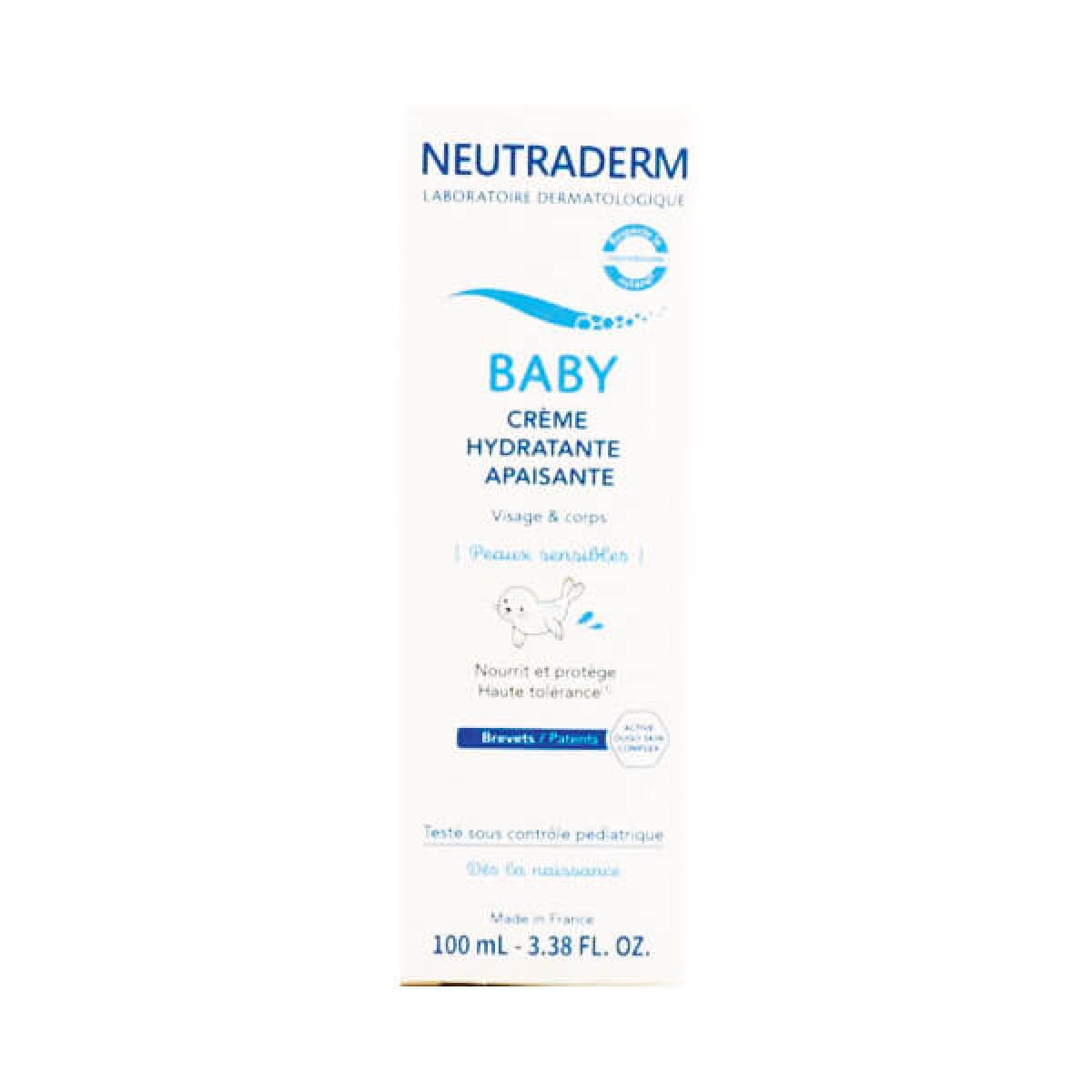 Crème hydratante apaisante Neutraderm Baby