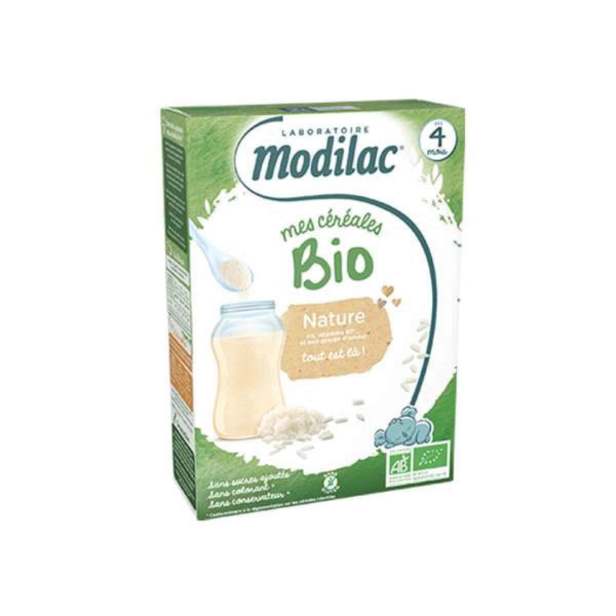 Modilac Mes Cereales Bio Bebe Nature Des 4 Mois 250g Parapharmacie Pharmarket