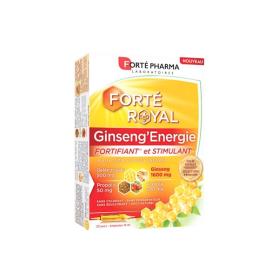 FORTÉ PHARMA Ginseng'energie fortifiant et stimulant 20 ampoules 10ml