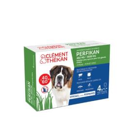 CLÉMENT THÉKAN Perfikan 67mg/600mg grands chiens 40-60kg 4 pipettes