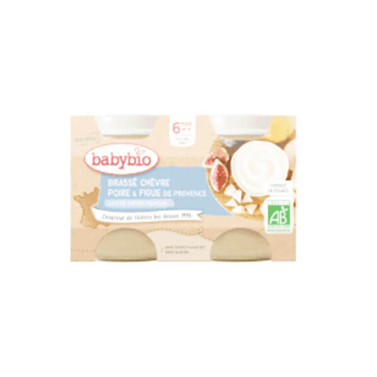 Babybio Brasse Chevre Poire Figue 6 Mois Pots 2x130g Parapharmacie Pharmarket