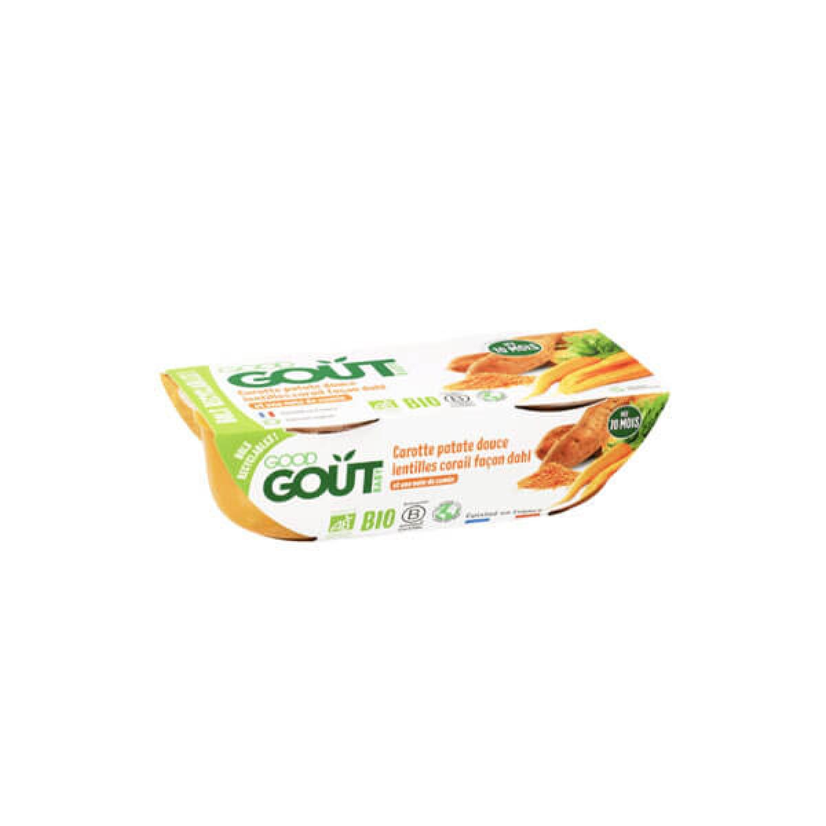 Good Gout Carotte Patate Douce Lentilles Corail Facon Dahl Bio 2 Bols 190g Parapharmacie Pharmarket