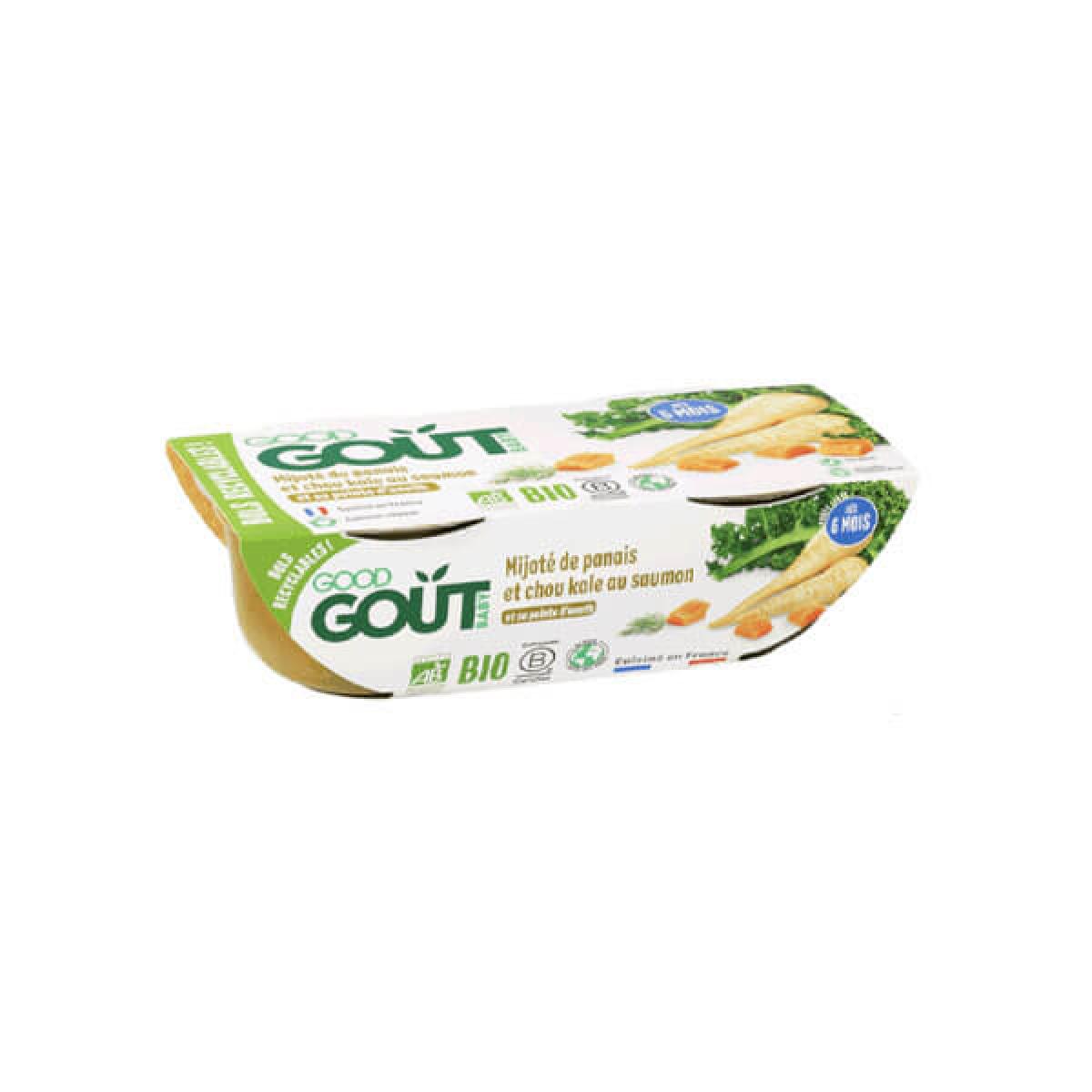 Good Gout Bol Mijote De Panais Et Chou Kale Au Saumon Bio Des 6 Mois 2x190g Parapharmacie Pharmarket