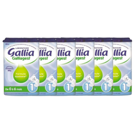 GALLIA Galliagest lait 1er âge lot x6 800g - Parapharmacie