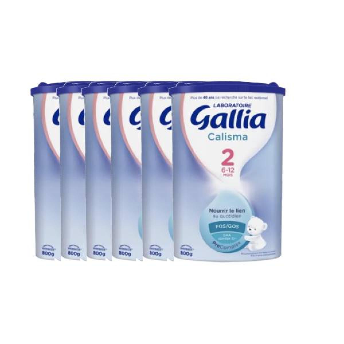 Gallia calisma 2 lait 6-12 mois 800g