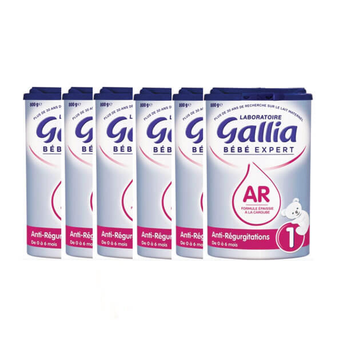 Gallia Bébé Expert 1 AR lait 0-6 mois anti-régurgitations 800gr