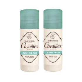 CAVAILLÈS Dermato 48H déodorant stick lot 2x40ml