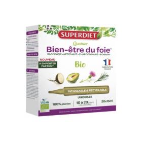 SUPER DIET Quatuor bien-être du foie bio 20 unidoses