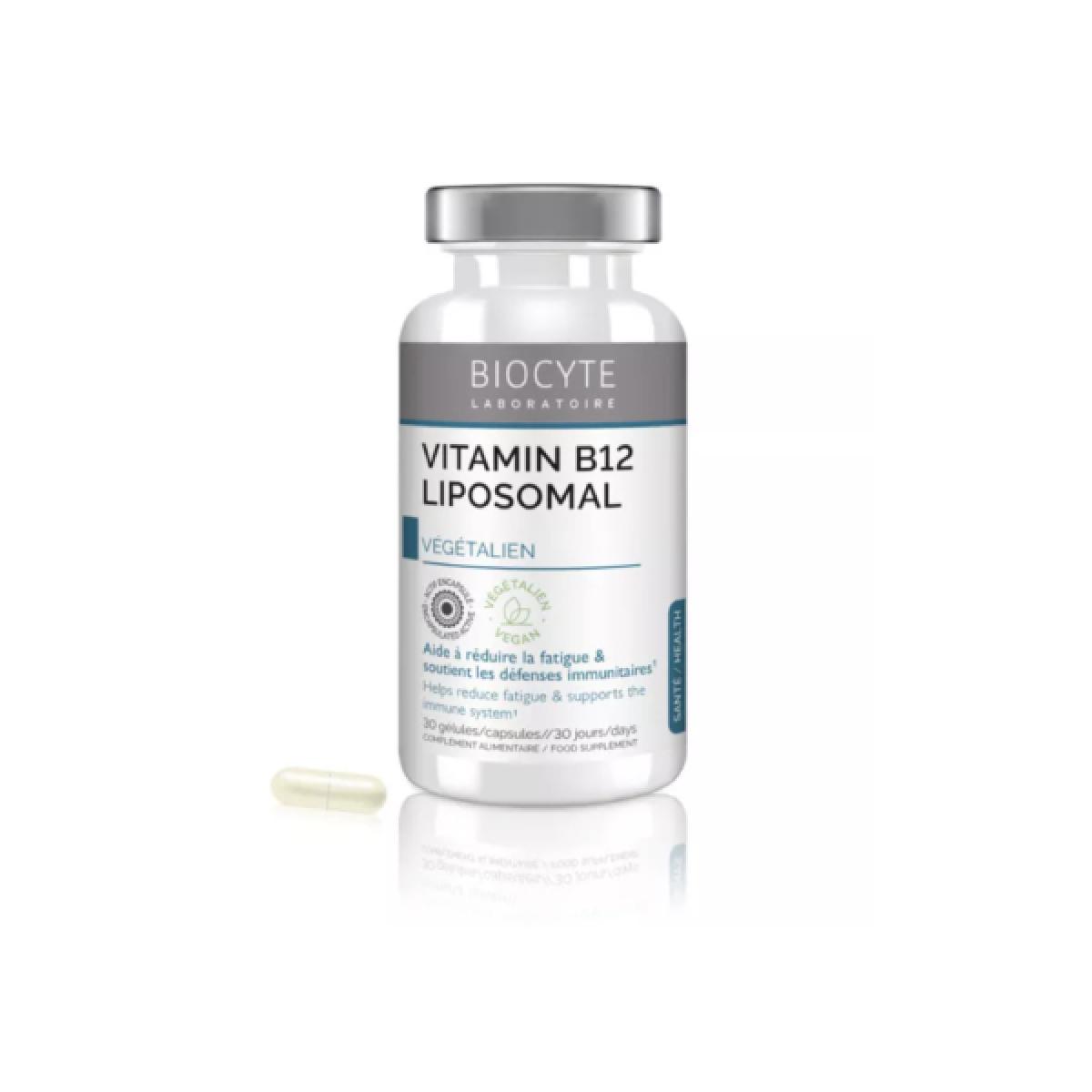 BIOCYTE Vitamin B12 Liposomal 30 Gélules - Parapharmacie - Pharmarket