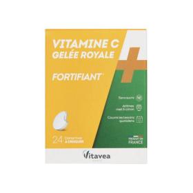 NUTRISANTÉ Vitavea Vitamine C gelée royale fortifiant 24 comprimés à croquer