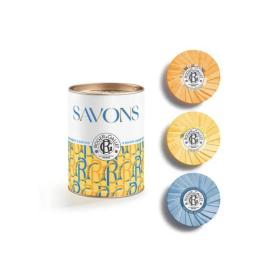 ROGER & GALLET Coffret savons bienfaisants bois d'orange, cédrat, bois de santal 3x100g