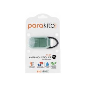 PARAKITO Clip anti-moustiques rechargeable kaki