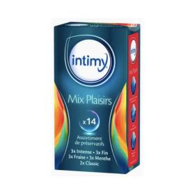 URGO Intimy mix plaisirs 14 préservatifs