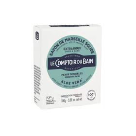 LE COMPTOIR DU BAIN Savon de Marseille solide extra doux aloe vera 100g