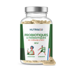 NUTRI & CO Probiotiques et prébiotiques 60 gélules