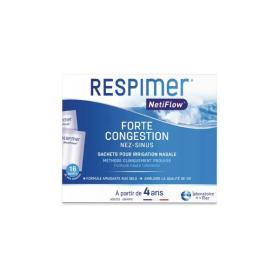 LABORATOIRE DE LA MER Respimer netiflow forte congestion nez sinus 16 sachets