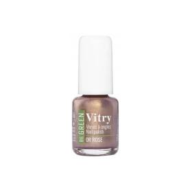 VITRY Be green vernis à ongles or rose 6ml