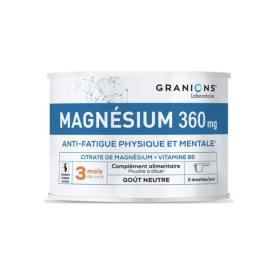 GRANIONS Magnésium 360mg anti-fatigue physique et mentale 360mg