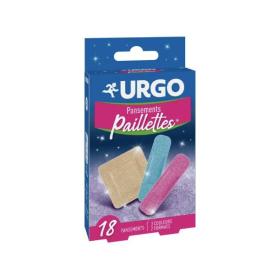 URGO 18 pansements enfants paillettes