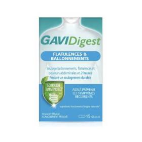 GAVISCON Gavidigest flatulences & ballonnements 15 gélules