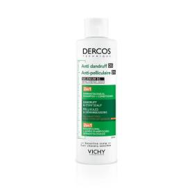 VICHY Dercos shampooing 2en1 anti-pelliculaire 200ml