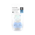 SUAVINEX SX pro symétrique 2 sucettes 18 mois et + bleu