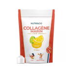 NUTRI & CO Collagène marin type I, II et III vitamine C goût citron 180g