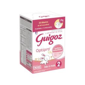 GUIGOZ Optipro 2 dès 6 mois jusqu'à 1 an 1,2 kg